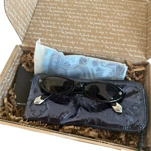 Brand New Chrome Hearts Black Tart Sunglasses